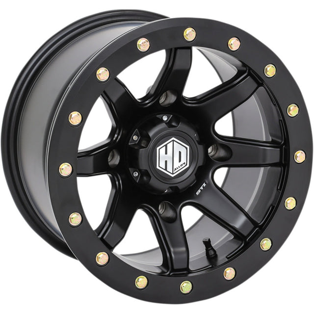 STI HD9 Beadlock 14X7 4/137 4+3 Matte Black