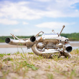RPM Powersports Kawasaki Teryx H2 2.5" Dual Sport Full Exhaust & Optional E-Valve