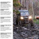 Super Comp '18-'25 Can-Am Maverick Sport Front Windshield