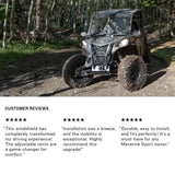 Super Comp '18-'25 Can-Am Maverick Sport Front Windshield