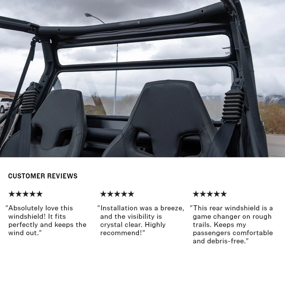 Super Comp '18-'25 Can-Am Maverick Trail Tinted Rear Windshield
