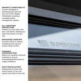 Super Comp '20-'24 Can-Am Commander Tinted Rear Windshield