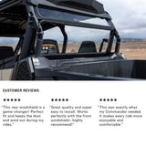 Super Comp '20-'24 Can-Am Commander Tinted Rear Windshield
