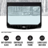 Super Comp '20-'24 Can-Am Commander Vented Front Windshield