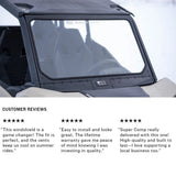 Super Comp '20-'24 Can-Am Commander Vented Front Windshield