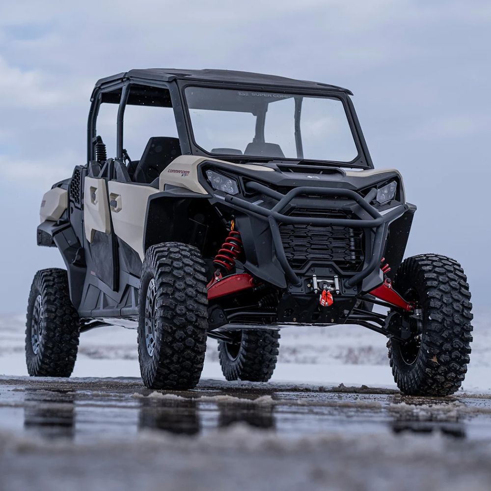 Super Comp '20-'24 Can-Am Commander Vented Front Windshield