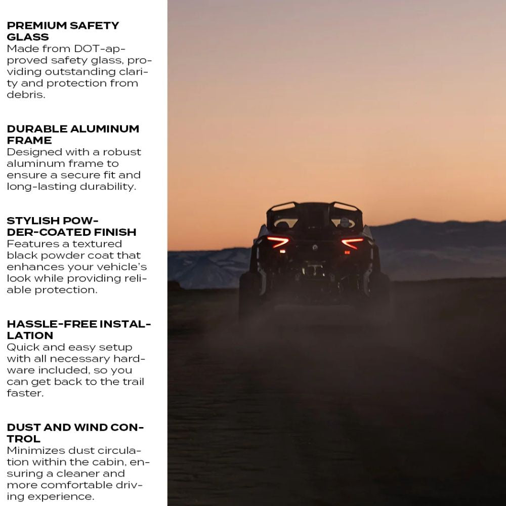 Super Comp '24-'25 Can-Am Maverick R Rear Windshield