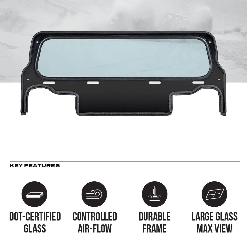 Super Comp '24+ Polaris RZR XP 1000 Tinted Rear Windshield