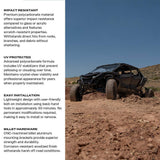 Super Comp Can-Am Maverick R Polycarbonate Full Front Windshield