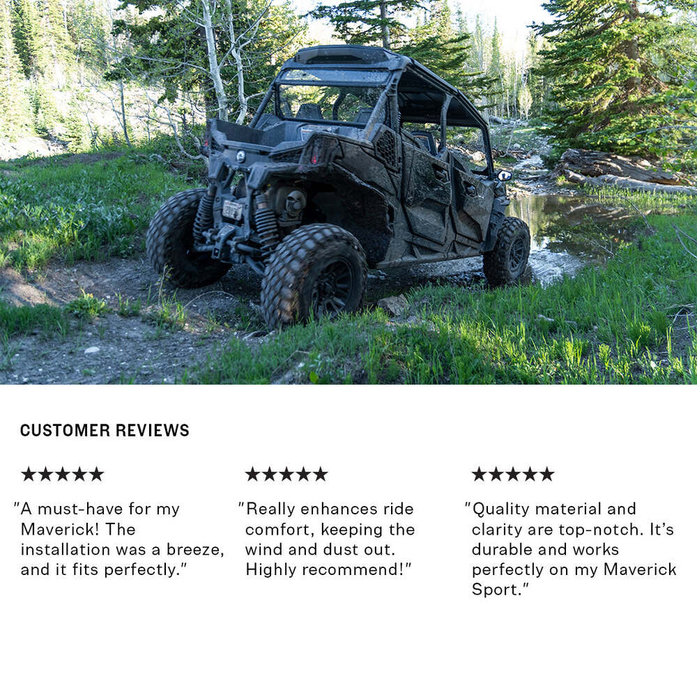 Super Comp Can-Am Maverick Sport Rear Windshield