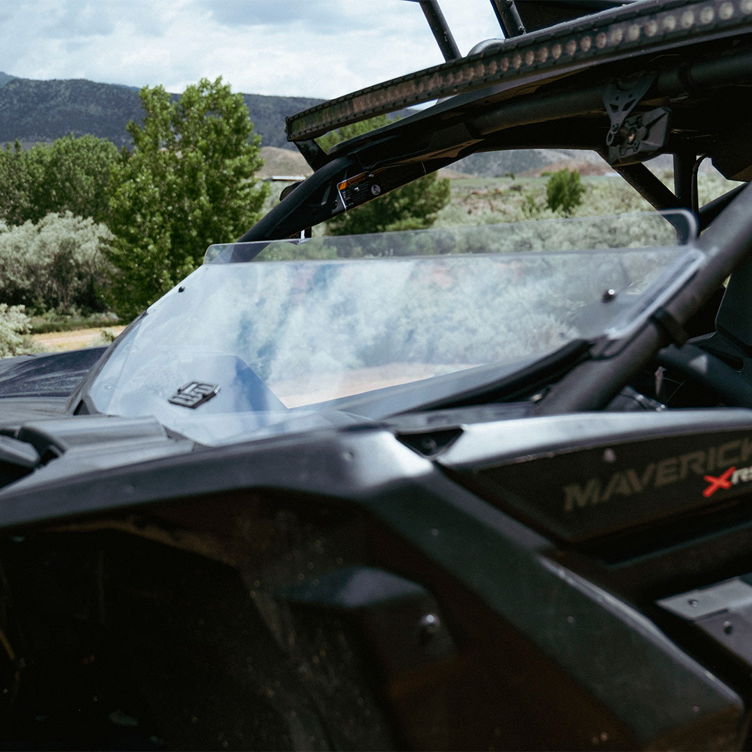 Super Comp Can-Am Maverick X3 Polycarbonate Half Front Windshield