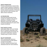Super Comp Can-Am Polycarbonate Half Front Windshield
