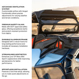 Super Comp CF Moto 950 Sport Tinted Rear Windshield