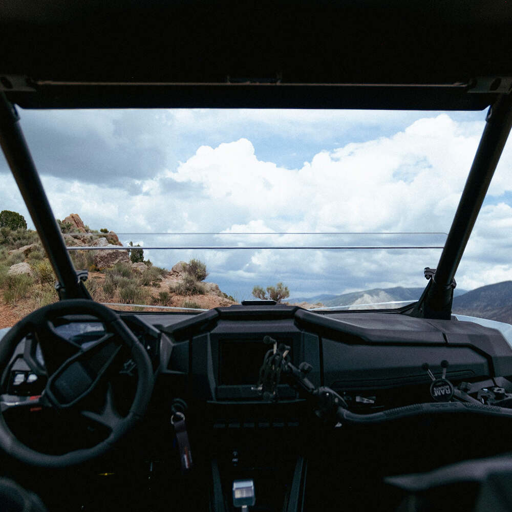 Super Comp Polaris RZR Pro R Polycarbonate Half Front Windshield