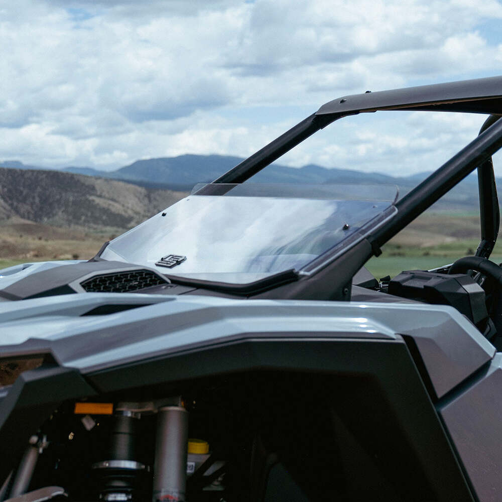 Super Comp Polaris RZR Pro R Polycarbonate Half Front Windshield