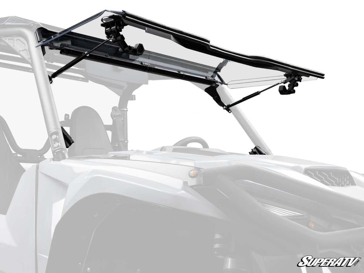 SuperATV 18+ Yamaha Wolverine X4 850 Scratch Resistant Flip Windshield