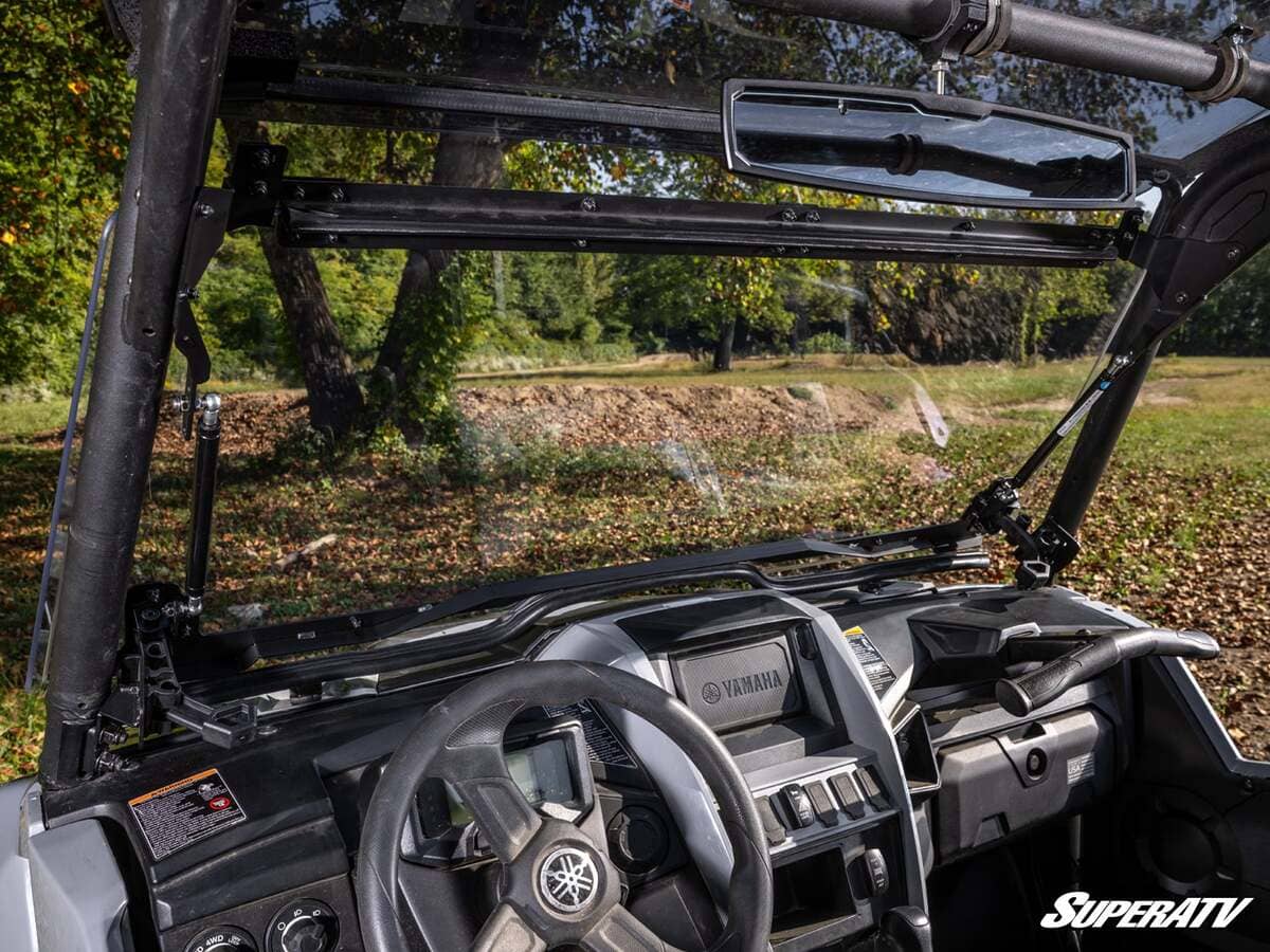 SuperATV 18+ Yamaha Wolverine X4 850 Scratch Resistant Flip Windshield