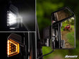 SuperATV '23+ Kawasaki Teryx KRX 4 1000 Dual Section LED Side View Mirrors