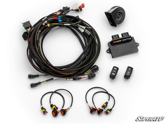 SuperATV '24+ Kawasaki Ridge HVAC Deluxe Self Canceling Turn Signal Kit