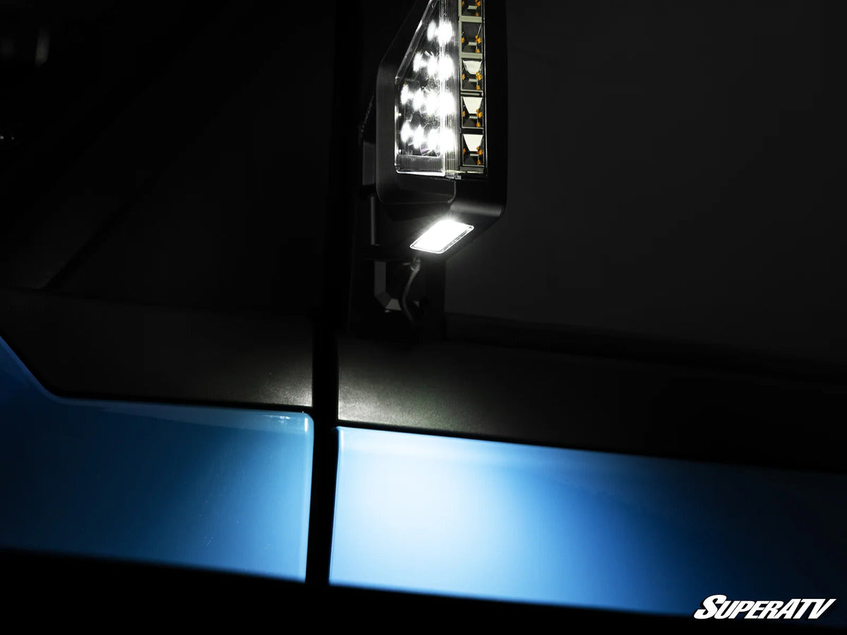 SuperATV '24+ Polaris Xpedition ADV Dual Section LED Side View Mirrors