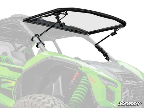 SuperATV '26+ Kawasaki Teryx4 H2 Scratch-Resistant Flip Windshield
