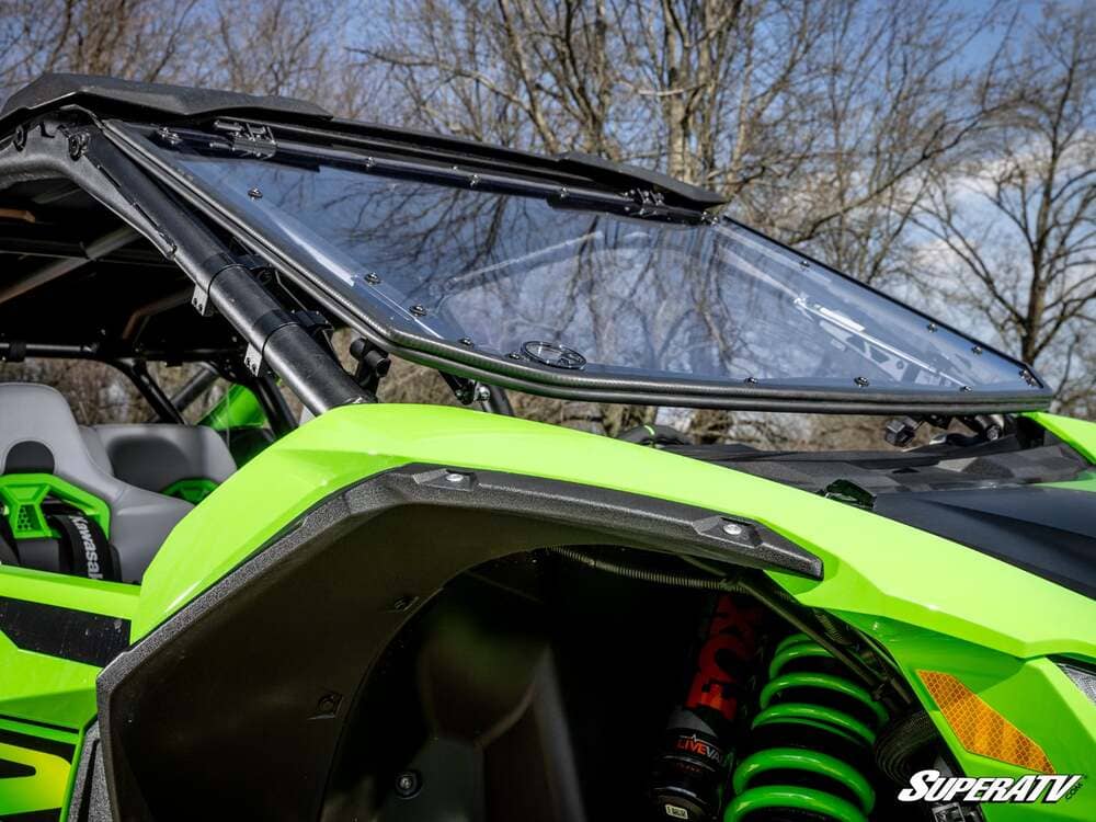 SuperATV '26+ Kawasaki Teryx4 H2 Scratch-Resistant Flip Windshield