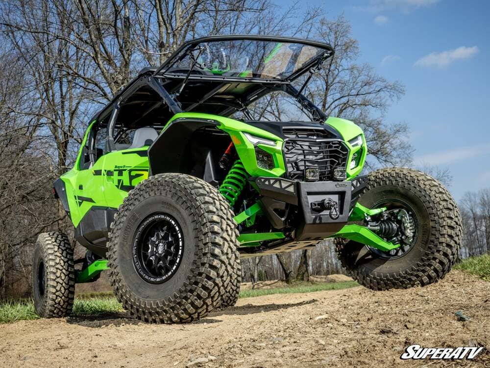 SuperATV '26+ Kawasaki Teryx4 H2 Scratch-Resistant Flip Windshield