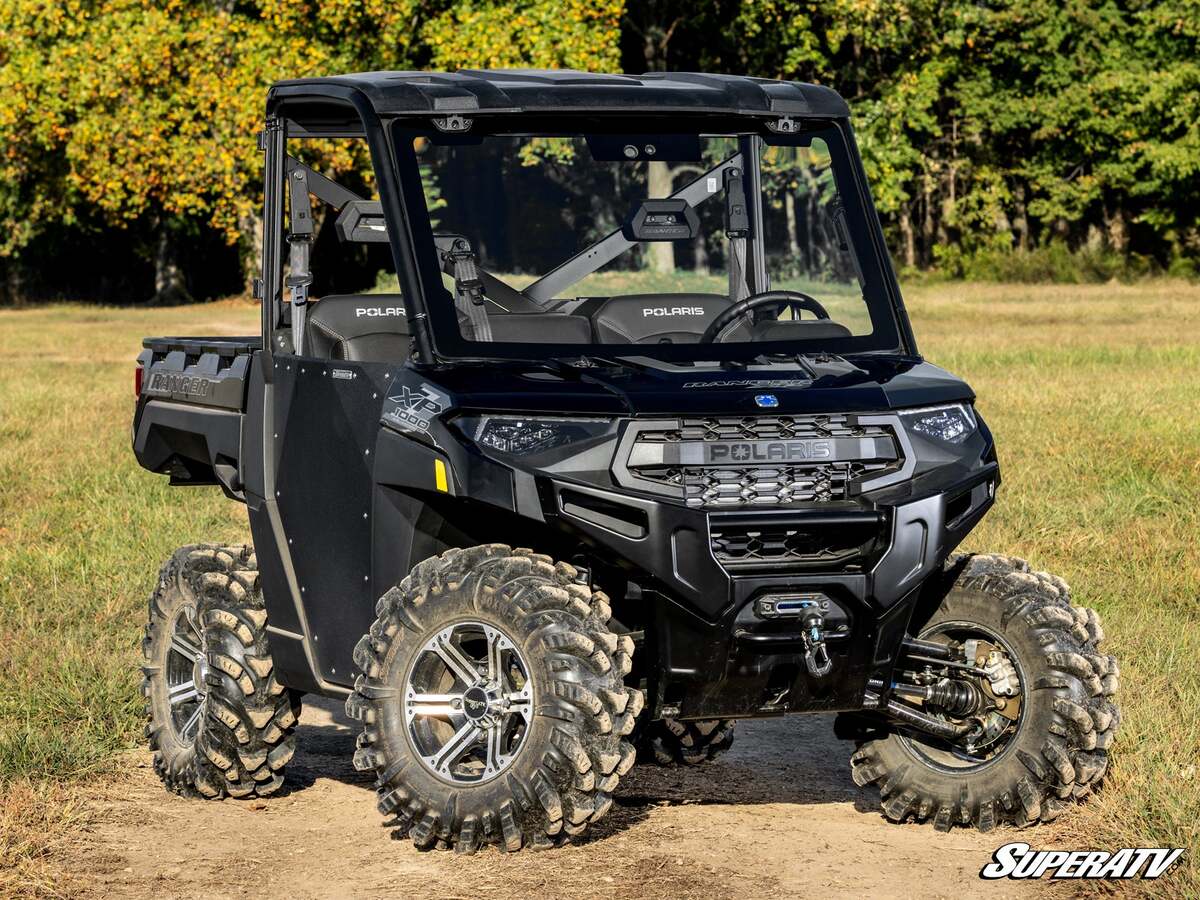 SuperATV Bobcat UV34 MaxDrive Power Flip Glass Windshield