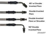 SuperATV Braided Brake Lines w/ Fittings
