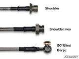 SuperATV Braided Brake Lines w/ Fittings