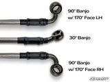 SuperATV Braided Brake Lines w/ Fittings