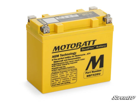 SuperATV Can-Am Commander MotoBatt Battery Replacement
