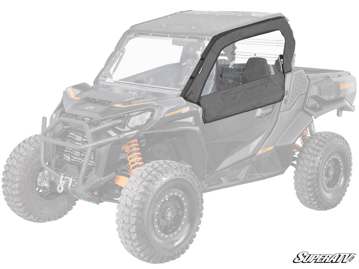 SuperATV Can-Am Commander Primal Soft Cab Enclosure Upper Doors