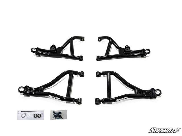 SuperATV Can-Am Defender HD8 High-Clearance 2” Forward Offset A-Arms