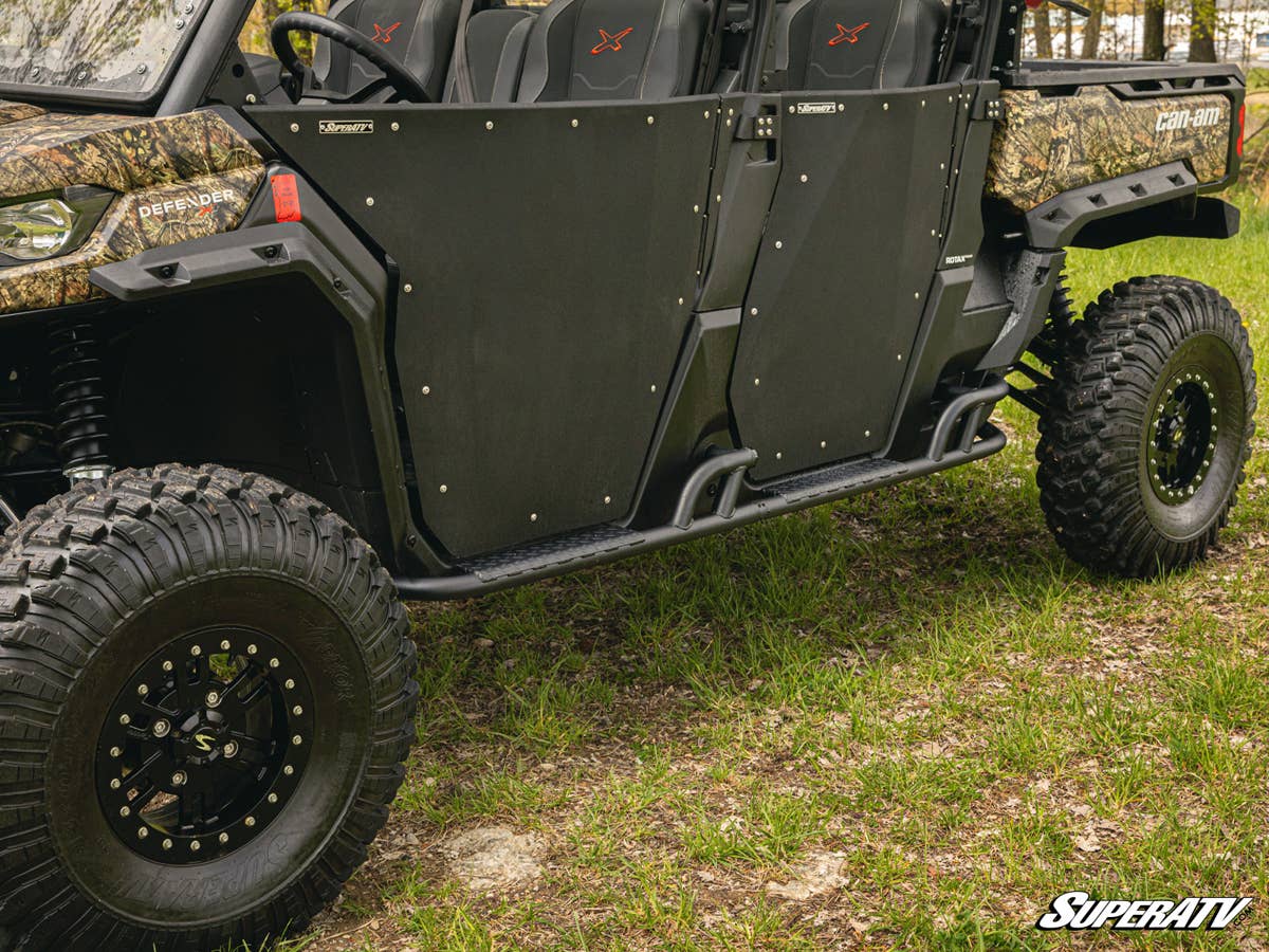 SuperATV Can-Am Defender Max Heavy-Duty Nerf Bars