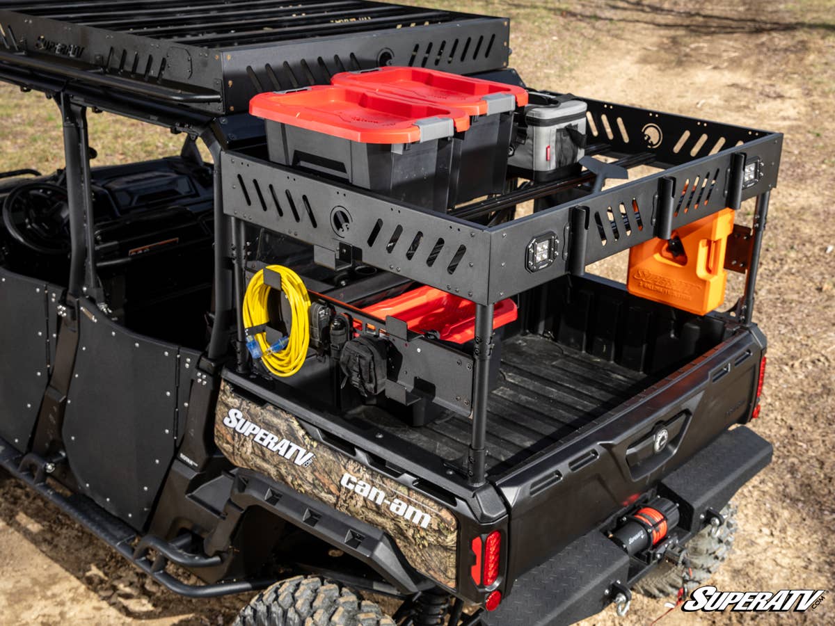 SuperATV Can-Am Defender Max Outfitter Bed Rack