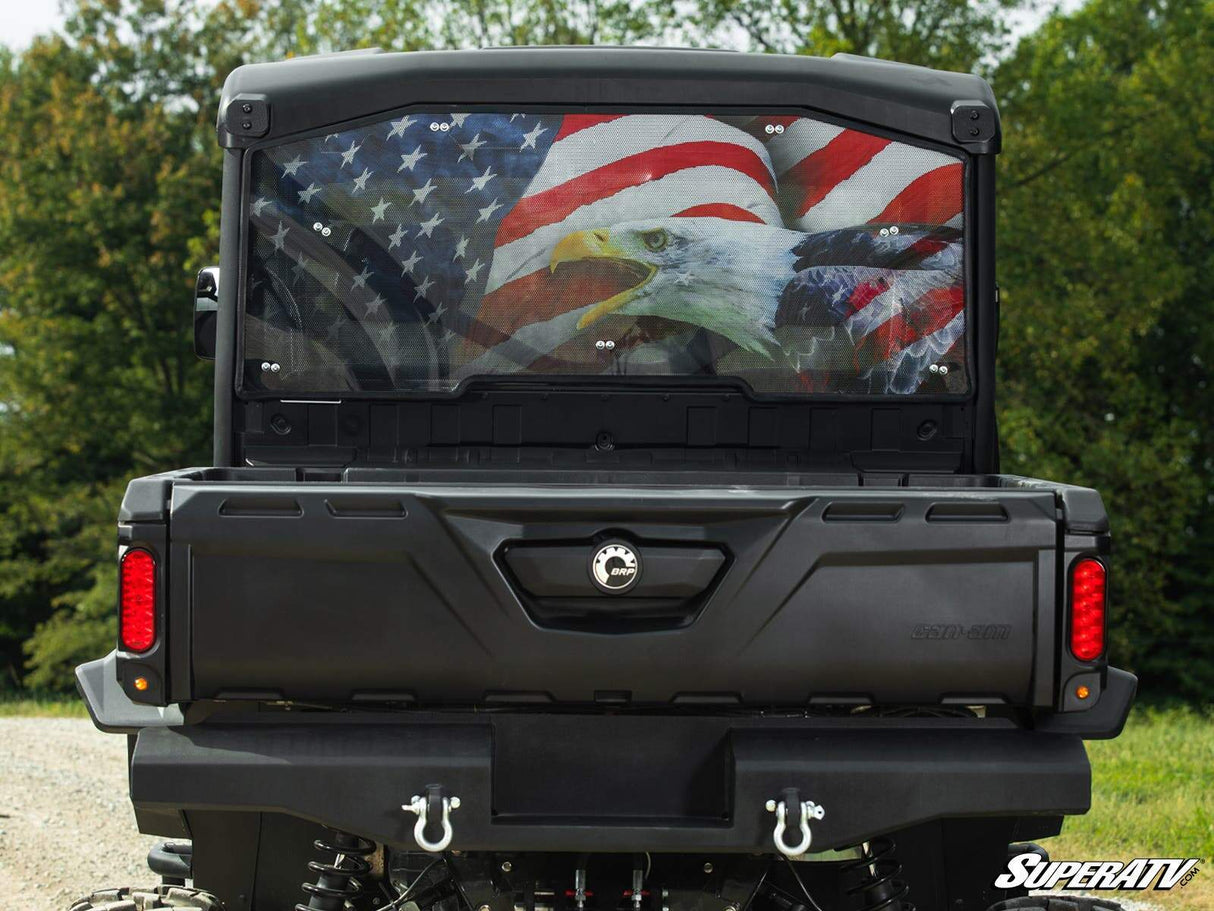 SuperATV Can-Am Defender Rear Windshield