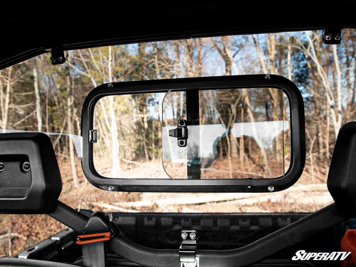 SuperATV Can-Am Defender Sliding Rear Windshield