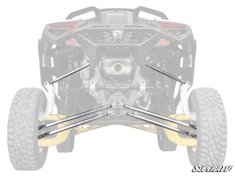 SuperATV Can-Am Maverick R Billet Aluminum Hex Radius Arms