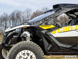 SuperATV Can-Am Maverick R Scratch-Resistant Flip Windshield