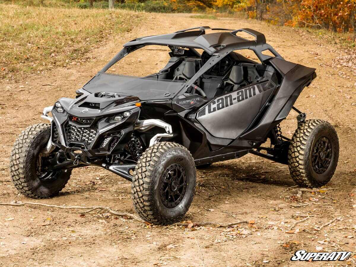 SuperATV Can-Am Maverick R Scratch-Resistant Half Windshield