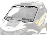 SuperATV Can-Am Maverick R Scratch-Resistant Vented Full Windshield