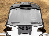 SuperATV Can-Am Maverick R Scratch-Resistant Vented Full Windshield