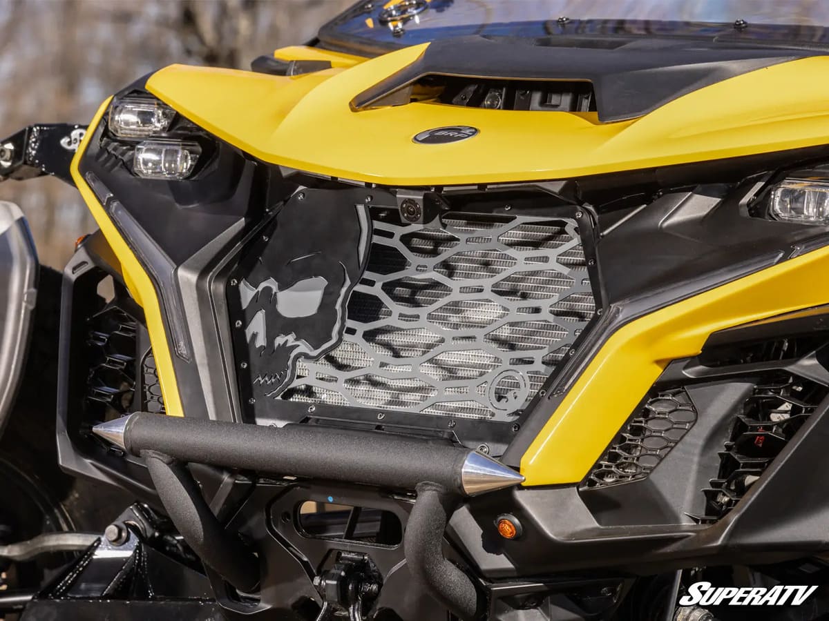 SuperATV Can-Am Maverick R Skull Style Insert Grille