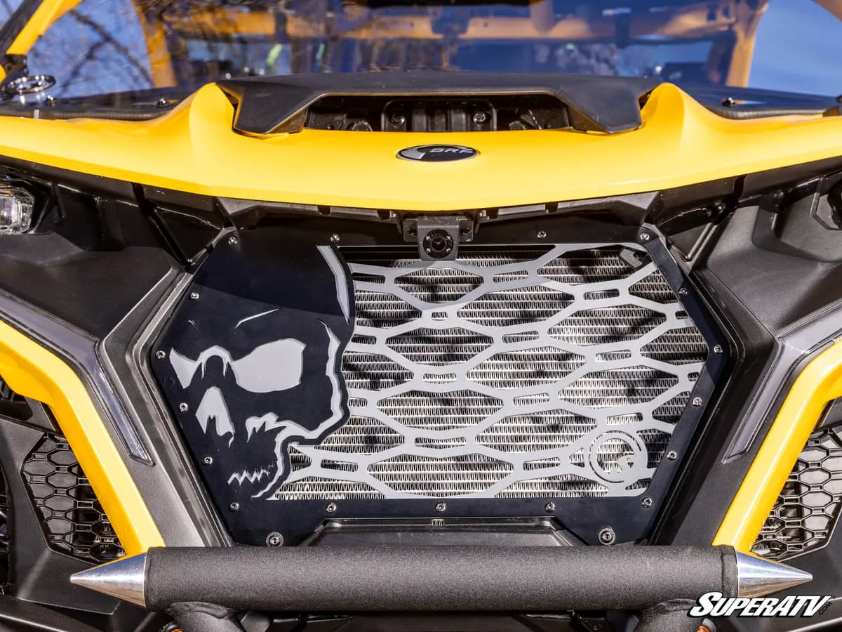 SuperATV Can-Am Maverick R Skull Style Insert Grille