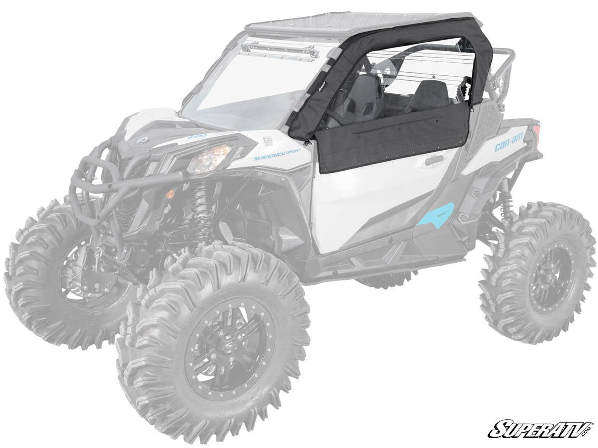 SuperATV Can-Am Maverick Sport Primal Soft Cab Enclosure Upper Doors