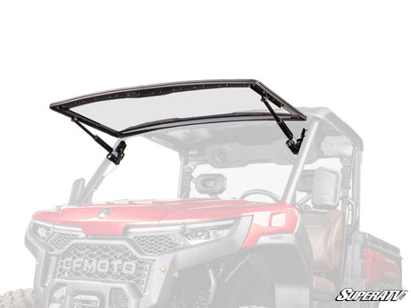 SuperATV CFMOTO '25+ UForce U10 Pro MaxDrive Power Flip Windshield