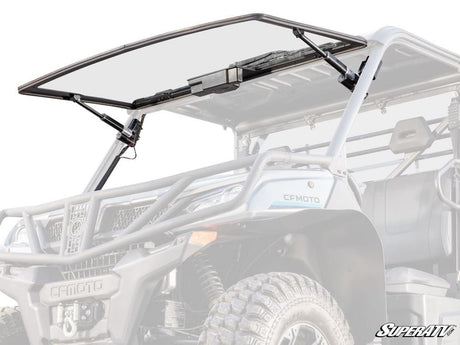 SuperATV CFMoto UForce 1000 MaxDrive Power Flip Glass Windshield
