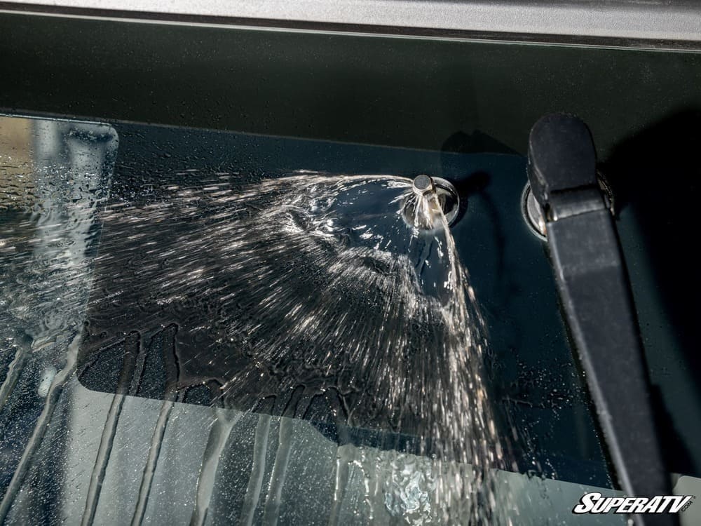 SuperATV CFMoto UForce 1000 MaxDrive Power Flip Glass Windshield