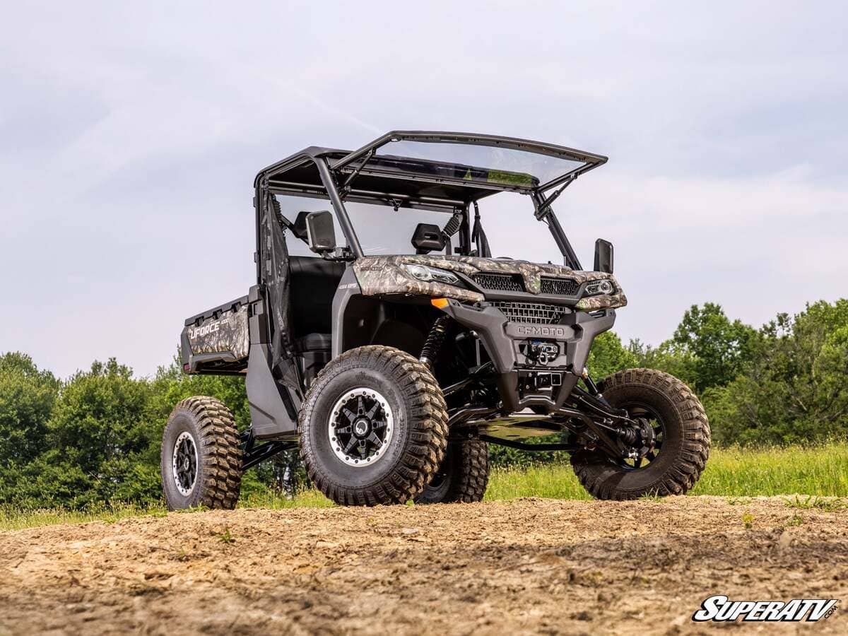 SuperATV CFMOTO UForce 1000 MaxDrive Power Flip Windshield